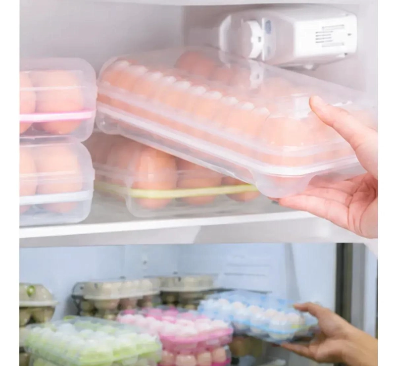 ORGANIZADOR DE HUEVOS PARA REFRIGERADOR CON CAPACIDAD PARA 15 - 2