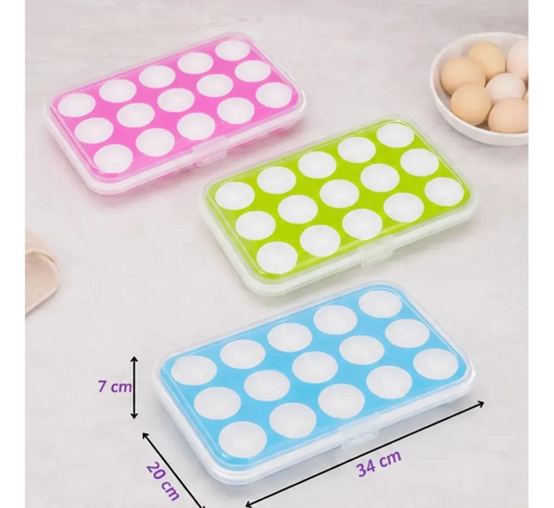 ORGANIZADOR DE HUEVOS PARA REFRIGERADOR CON CAPACIDAD PARA 15 - 3