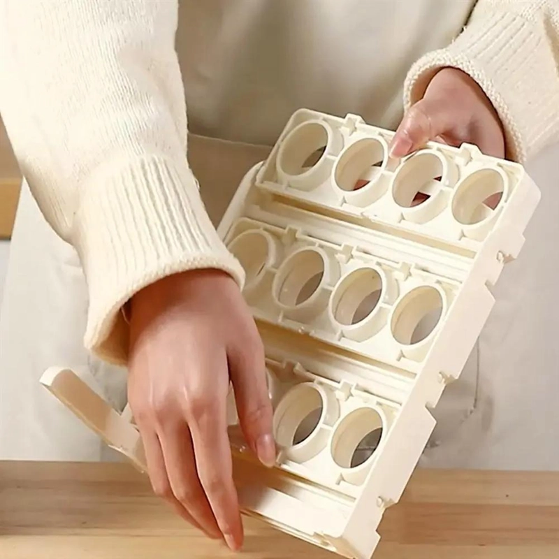 DISPENSADOR DE HUEVOS ORGANIZADOR PARA 24 UNIDADES EN 3 NIVELES - 3
