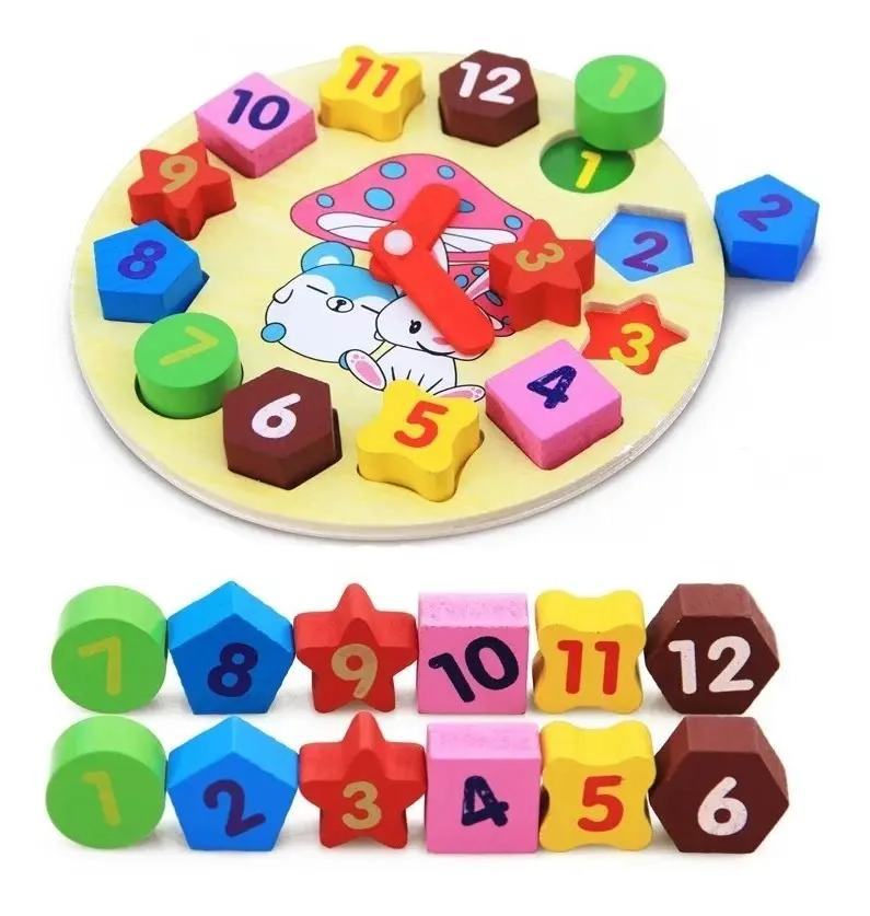 CUBO DE ENCAJE DE MADERA PARA APRENDIZAJE INFANTIL - 6
