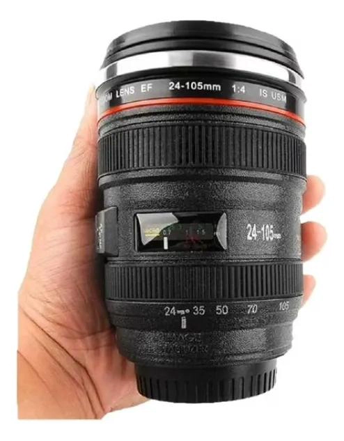 VASO TE RMICO DISEÑO LENTE DE CAMARA PARA BEBIDAS - 2