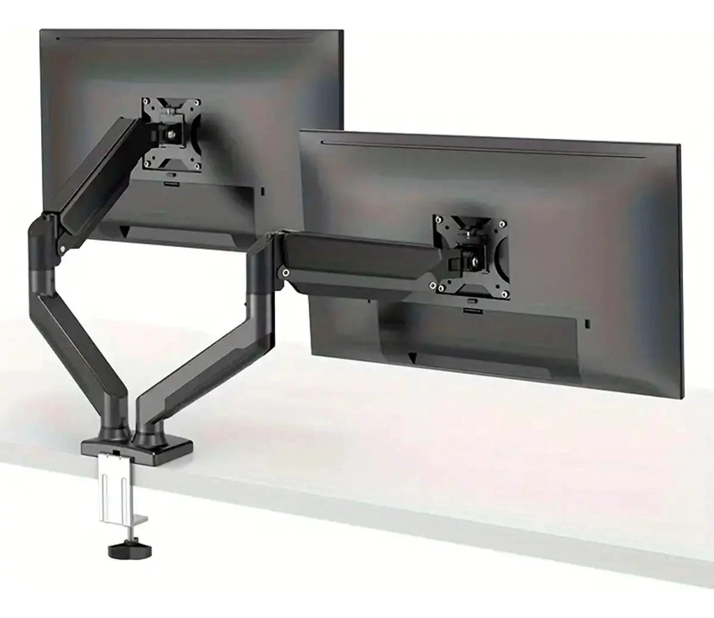 SOPORTE DOBLE BRAZO GAS PARA MONITOR 17-27 PULGADAS - 3