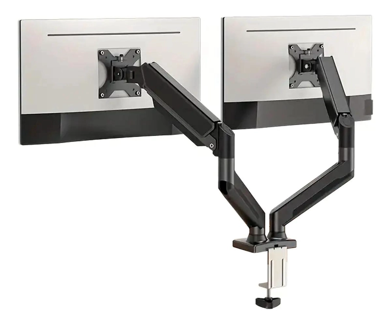 SOPORTE DOBLE BRAZO GAS PARA MONITOR 17-27 PULGADAS - 4