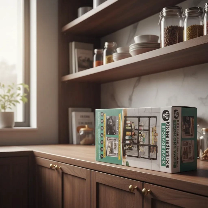 ESTANTE ORGANIZADOR MULTIUSO DE COCINA Y BAÑO 3 NIVELES - 1