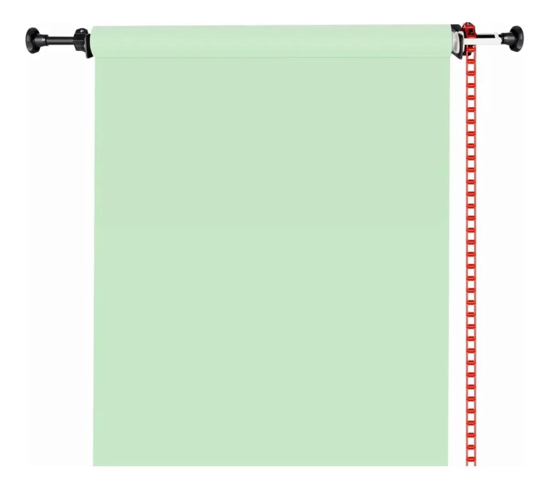 SOPORTE DE FONDO MANUAL PARA MONTAJE EN PARED CON RODILLO - 2