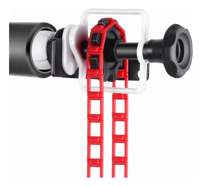 SOPORTE DE FONDO MANUAL PARA MONTAJE EN PARED CON RODILLO - 5