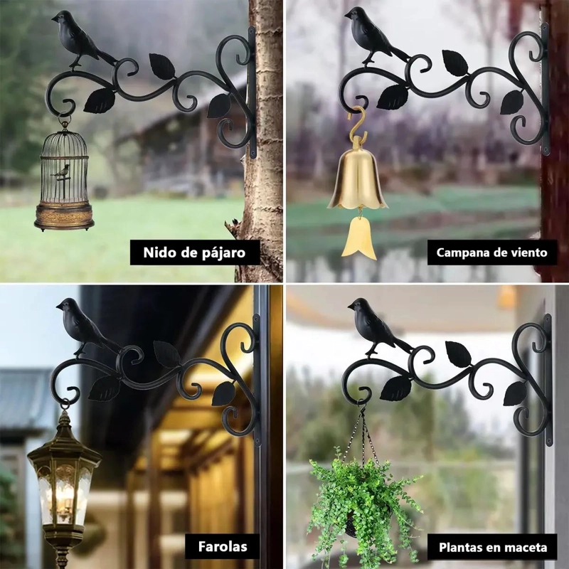 GANCHOS DECORATIVOS DE HIERRO PARA COLGAR PLANTAS Y MAS - 6