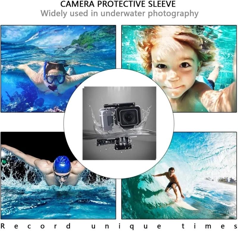 CARCASA IMPERMEABLE PARA CAMARA DE ACCION HASTA 45M - 5