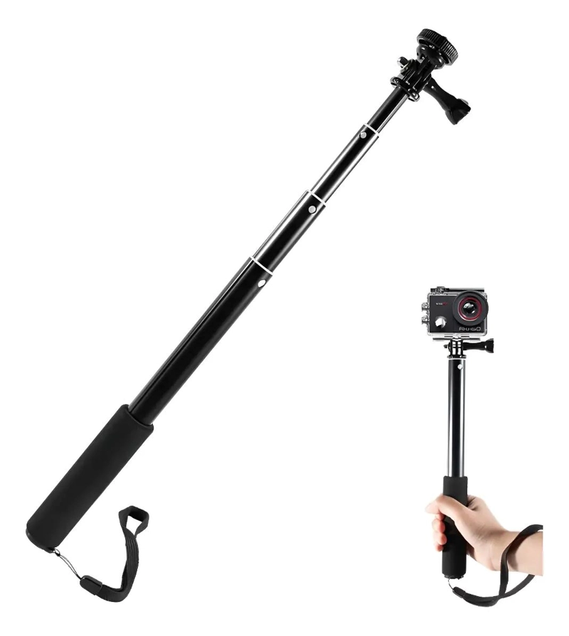 BASTON SELFIE EXTENSIBLE SUMERGIBLE PARA CAMARAS DEPORTIVAS - 1