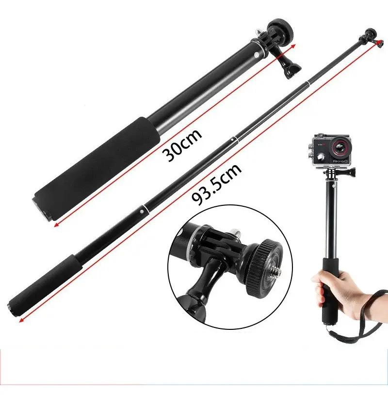 BASTON SELFIE EXTENSIBLE SUMERGIBLE PARA CAMARAS DEPORTIVAS - 4