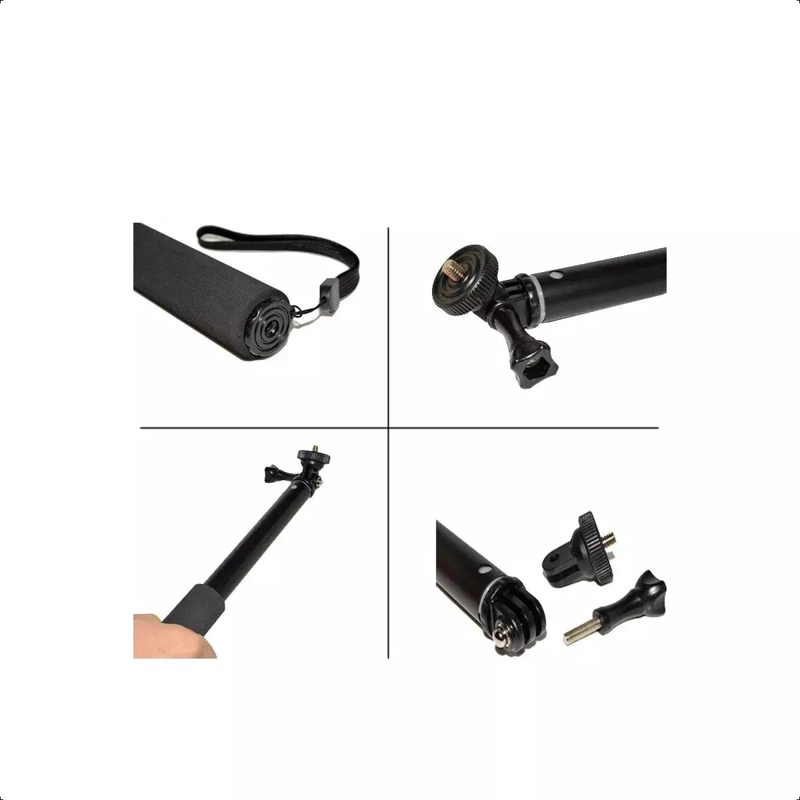 BASTON SELFIE EXTENSIBLE SUMERGIBLE PARA CAMARAS DEPORTIVAS - 8
