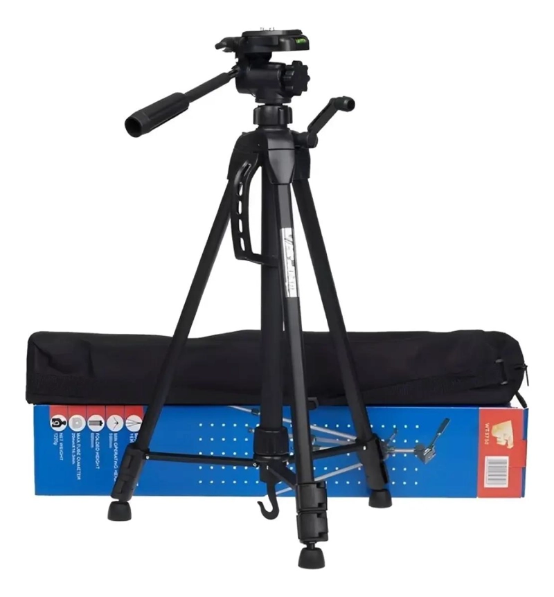 TRIPODE PROFESIONAL AJUSTABLE 1530 MM PARA FOTOGRAFIA Y VIDEO - 6