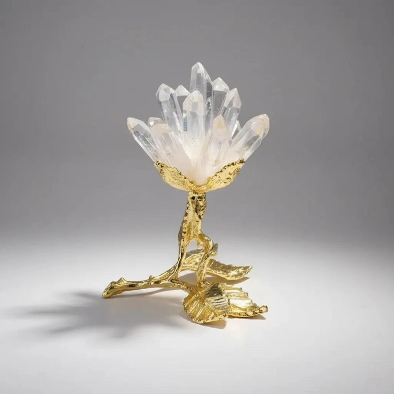 ROSAS ETERNAS DE CUARZO EN AMATISTA, CITRINO Y CRISTAL - 3