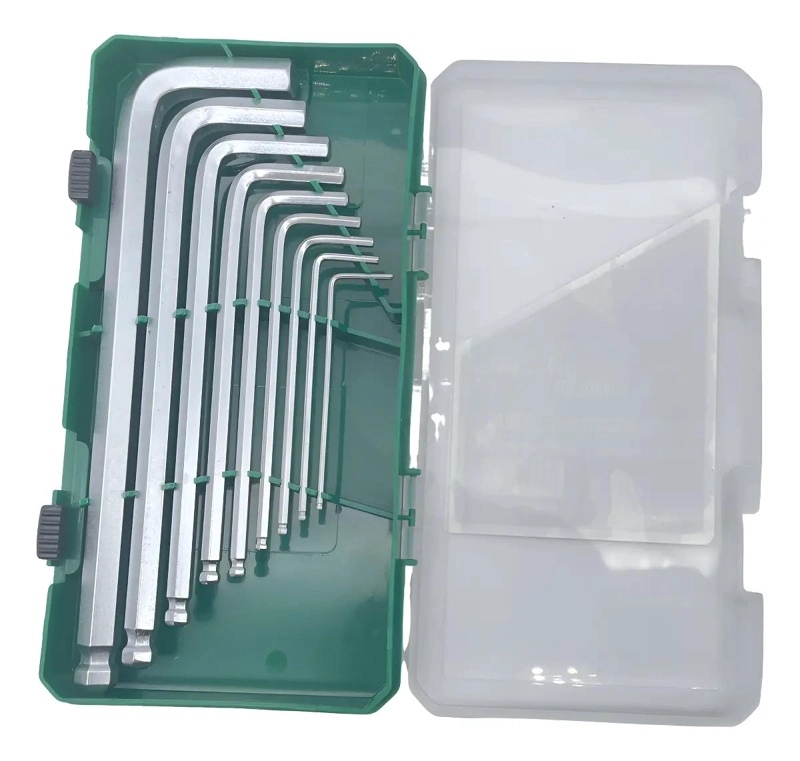 SET DE 9 LLAVES ALLEN LARGAS PARA HERRAMIENTAS INDUSTRIALES - 1