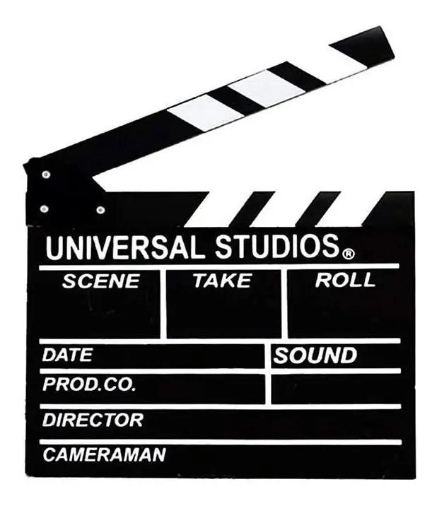 CLAQUETA DE CINE PARA VIDEOCLIPS Y DECORACION DE ESTUDIO - 2