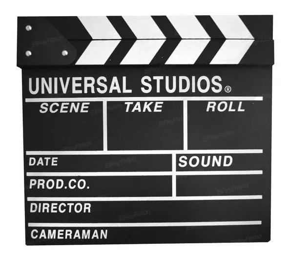 CLAQUETA DE CINE PARA VIDEOCLIPS Y DECORACION DE ESTUDIO - 4