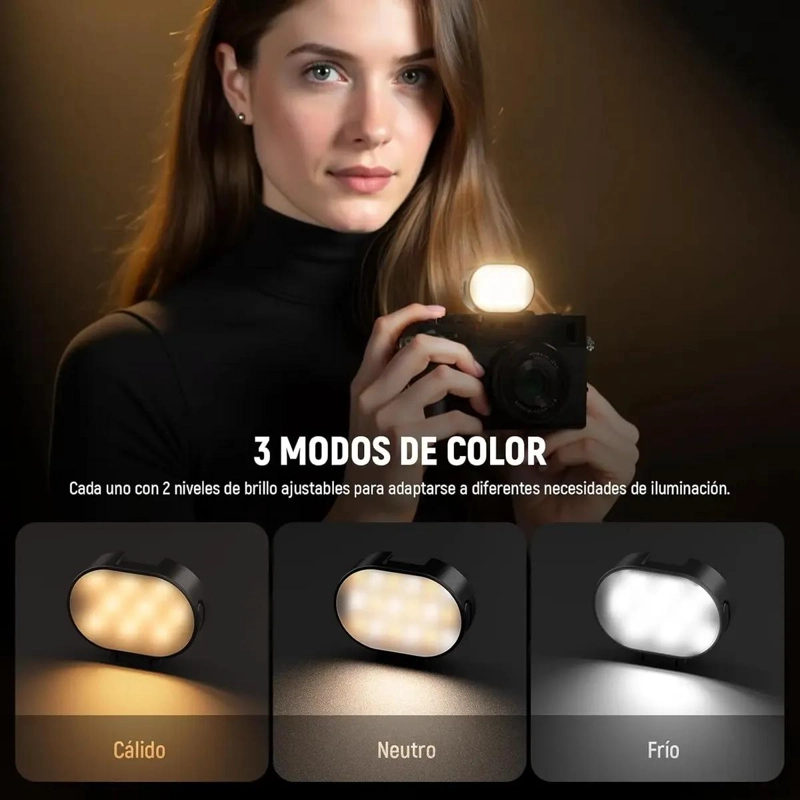 TRIPODE SELFIE EXTENSIBLE CON LUZ Y CONTROL REMOTO - 3