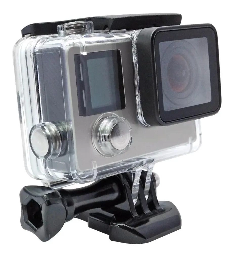 CARCASA IMPERMEABLE PARA CAMARAS DE ACCION HERO 3 Y 4 - 4