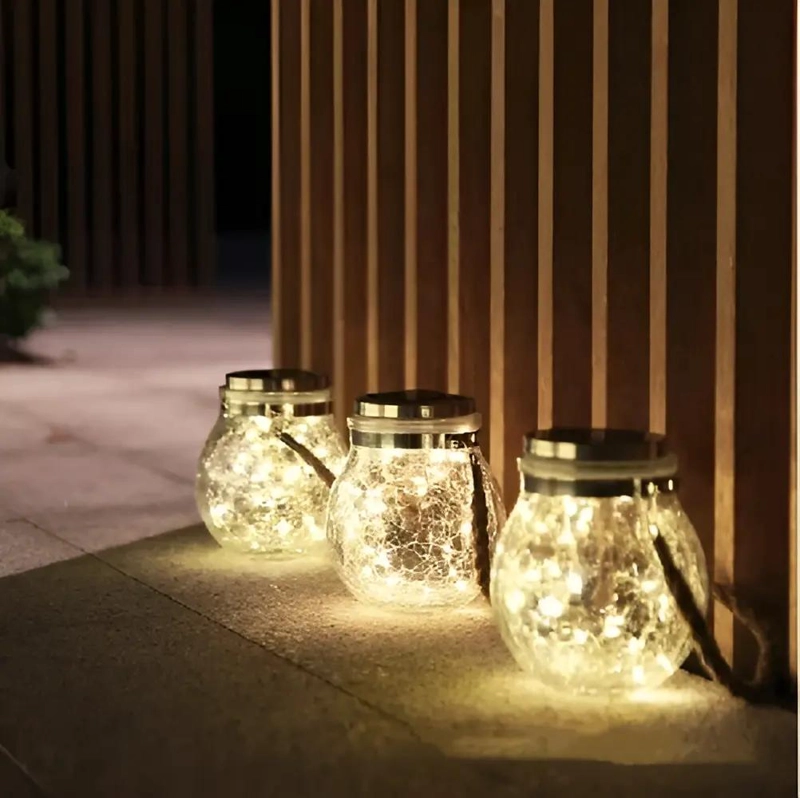 PACK DE 2 LAMPARAS SOLARES LED PARA JARDIN Y EXTERIORES - 3