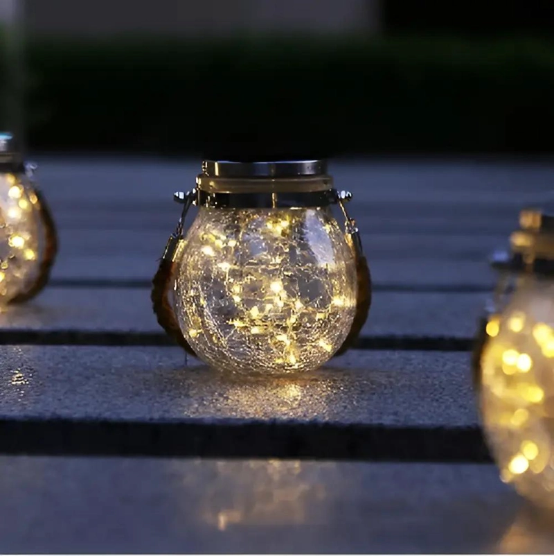 PACK DE 2 LAMPARAS SOLARES LED PARA JARDIN Y EXTERIORES - 4
