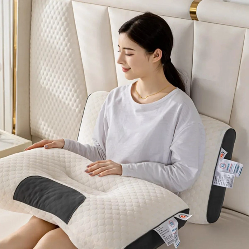 ALMOHADAS ERGONOMICAS ANTIBACTERIANAS PARA EL CUELLO 68X42CM - 7