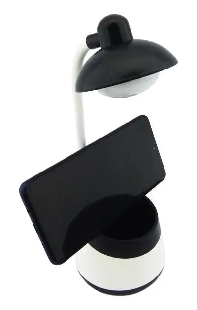 LAMPARA LED CON SOPORTE PARA LAPIZ Y CELULAR RECARGABLE - 3