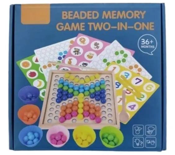 TABLERO DIDACTICO DE MADERA PARA MOTRICIDAD FINA INFANTIL - 4