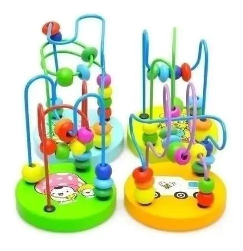 PACK DE 9 JUGUETES DIDACTICOS DE MADERA PARA NIÑOS - 10