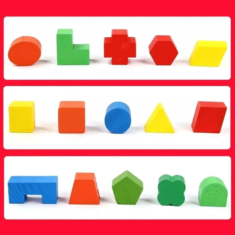 CUBO EDUCATIVO DE MADERA PARA CLASIFICACION DE FORMAS - 6