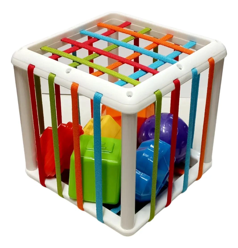 CUBO DIDACTICO INTERACTIVO PARA DESARROLLO MOTOR INFANTIL - 1