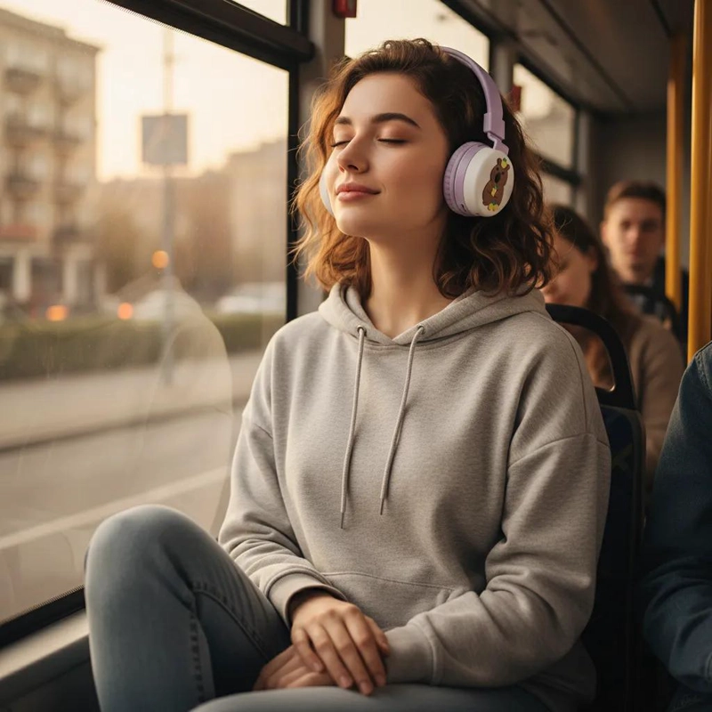 AUDIFONOS BLUETOOTH INALAMBRICOS CON MICROFONO Y CONTROL - 2
