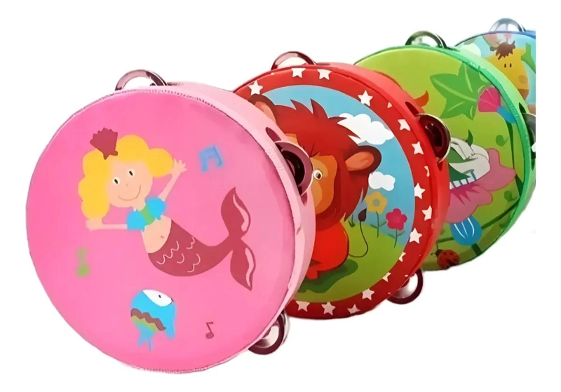 PACK DE 7 JUGUETES MUSICALES DE MADERA PARA NIÑOS - 7