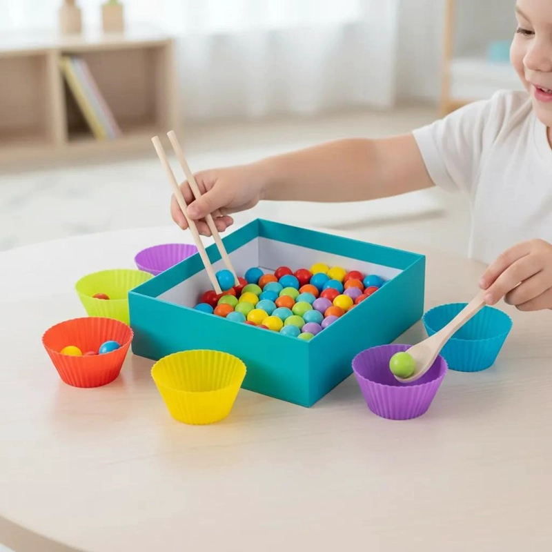 JUEGO DIDACTICO DE CONTEO PARA NIÑOS CON MATERIALES NATURALES - 6