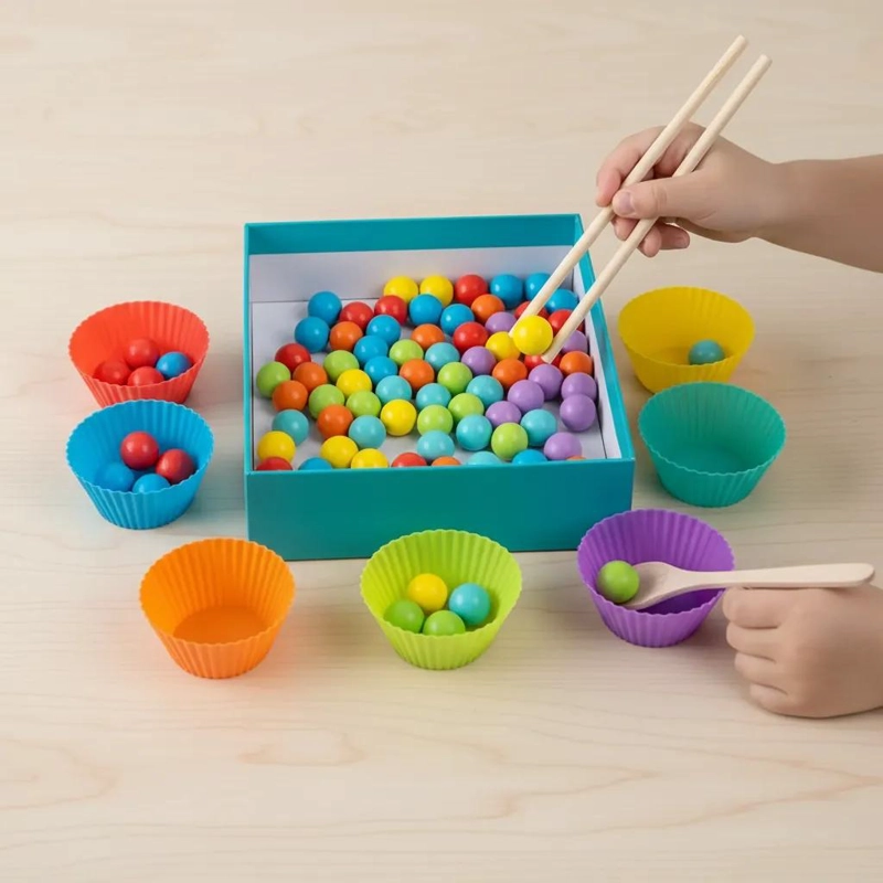JUEGO DIDACTICO DE CONTEO PARA NIÑOS CON MATERIALES NATURALES - 8