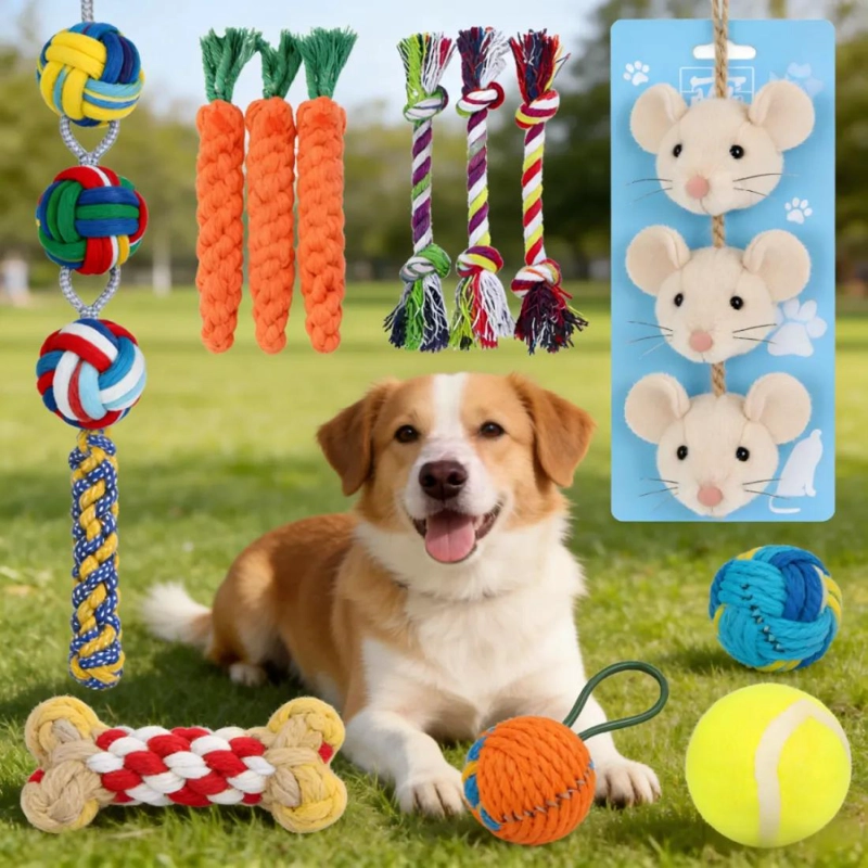 JUGUETE INTERACTIVO PARA PERROS Y GATOS CON SONIDO Y TEXTURA - 3