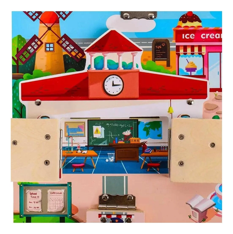 TABLERO SENSORIAL MONTESSORI PARA DESARROLLO MOTOR INFANTIL - 2