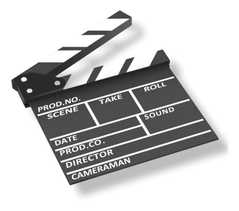 CLAQUETA DE CINE PARA DECORACION Y PRODUCCION AUDIOVISUAL - 1