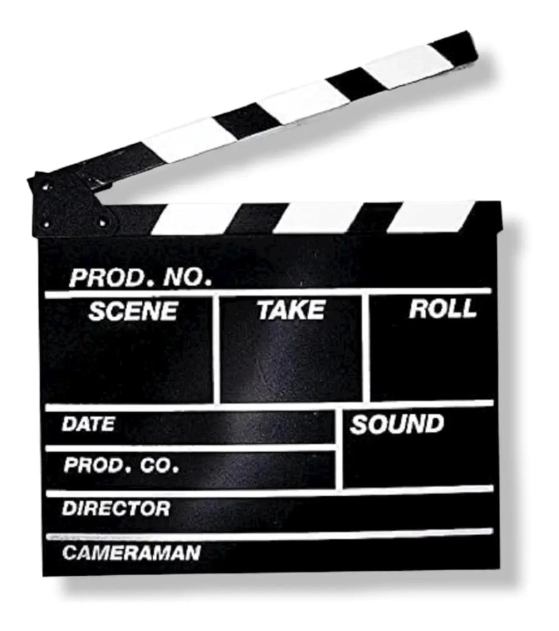 CLAQUETA DE CINE PARA DECORACION Y PRODUCCION AUDIOVISUAL - 4
