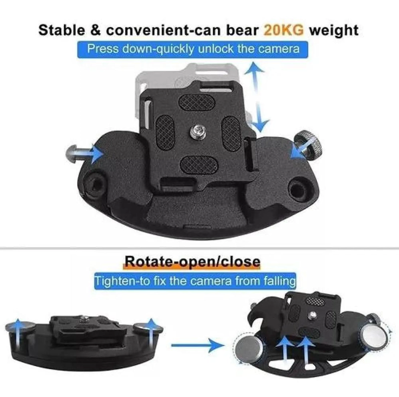 CLIP METALICO PARA CINTURON Y MOCHILA DE CAMARA - 6