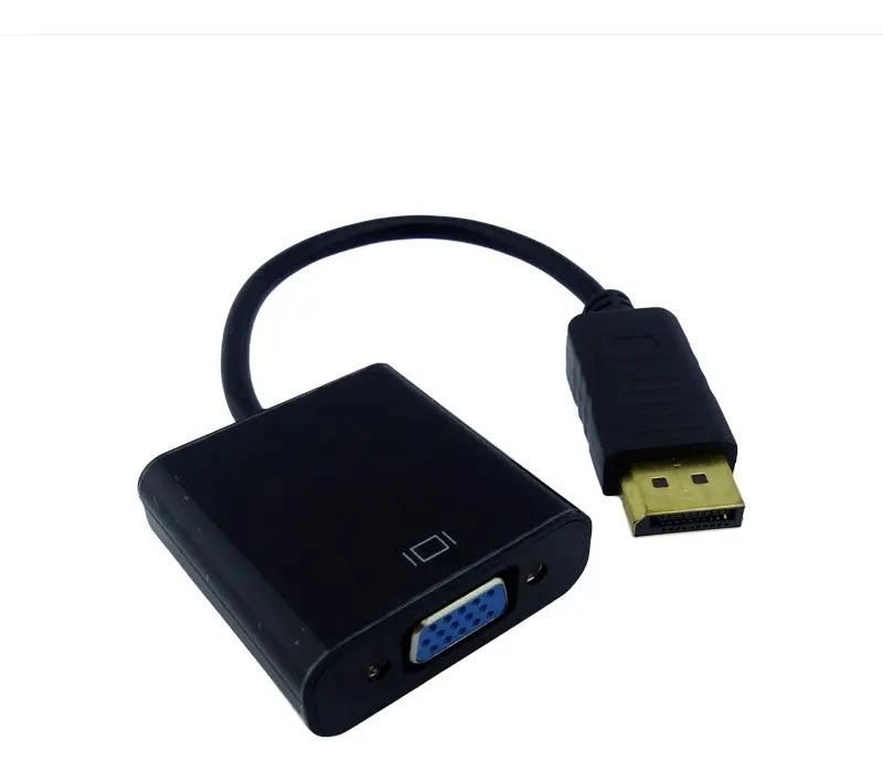 CONVERTIDOR DE DISPLAYPORT A VGA HEMBRA NEGRO - 3