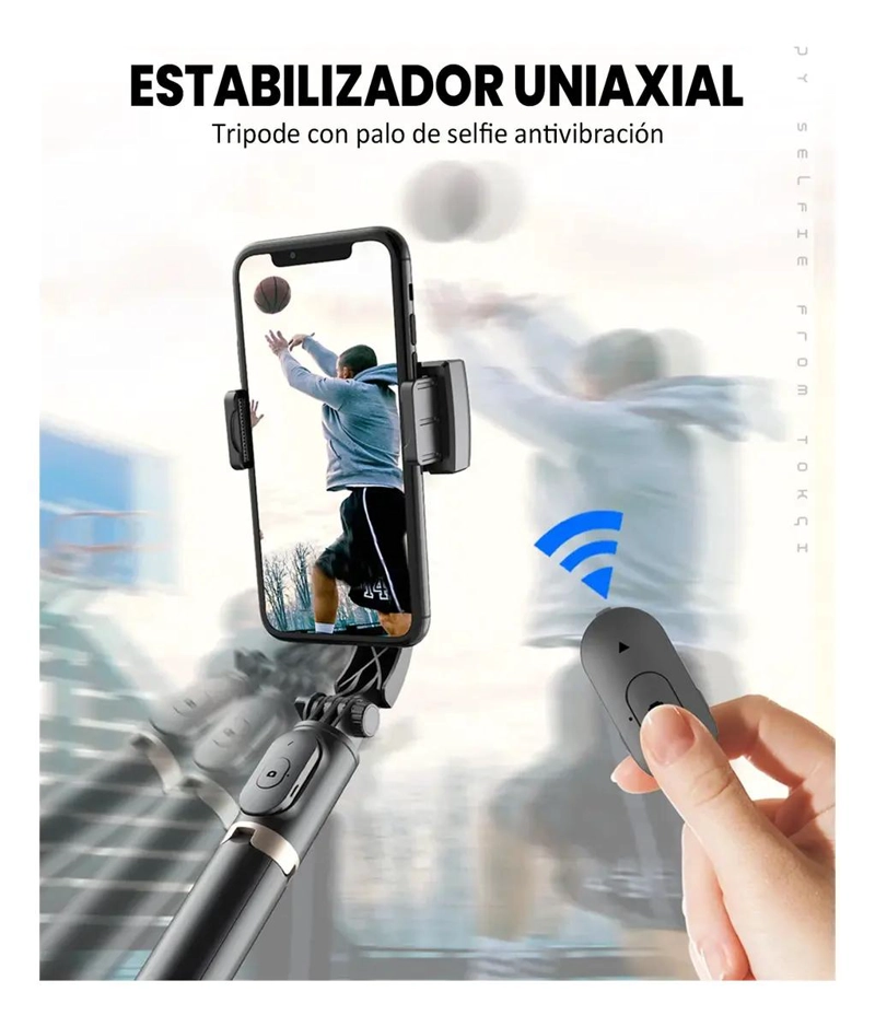 ESTABILIZADOR GIMBAL 360 GRADOS PARA SELFIES Y TRIPODE - 8