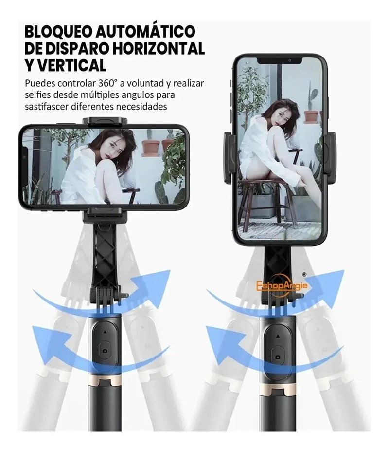 ESTABILIZADOR GIMBAL 360 GRADOS PARA SELFIES Y TRIPODE - 9