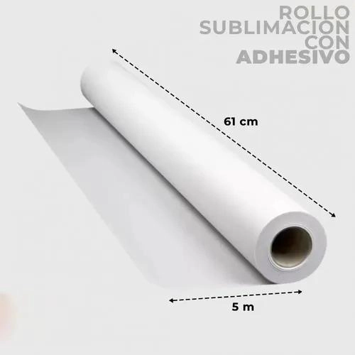 ROLLO ADHESIVO PARA SUBLIMACION 61 CM X 55 M IDEAL PARA ESTAMPADOS - 2