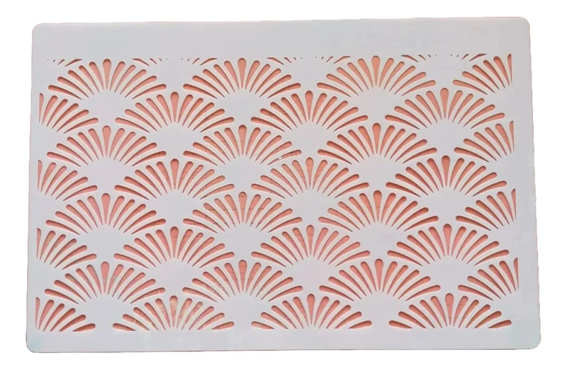 PLANTILLA DE REPOSTERIA PARA TORTAS CURLY 17X26CM - 1