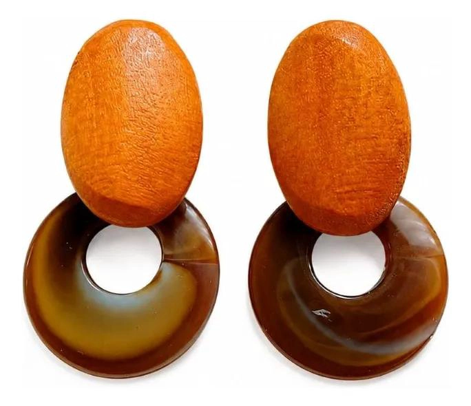 AROS DE FIESTA DE RESINA Y MADERA HIPOALERGE NICOS - 1