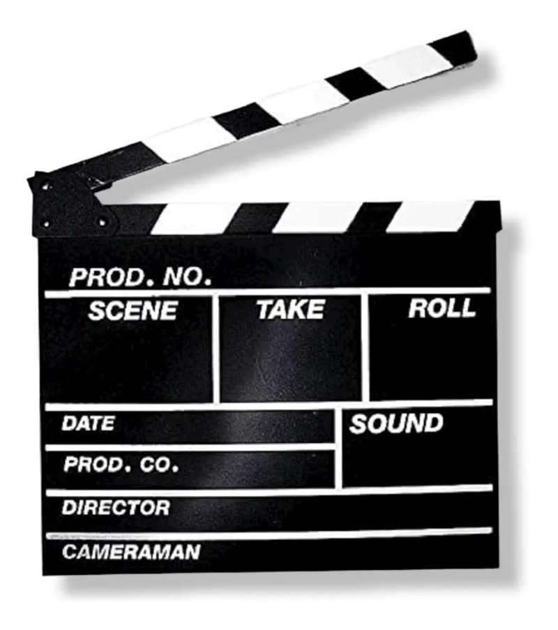 CLAQUETA DE CINE PARA VIDEOCLIPS Y DECORACION DE ESTUDIO - 4