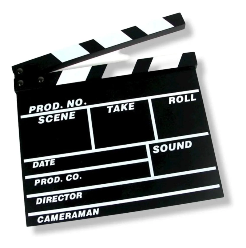 CLAQUETA DE CINE PARA VIDEOCLIPS Y DECORACION DE ESTUDIO - 5