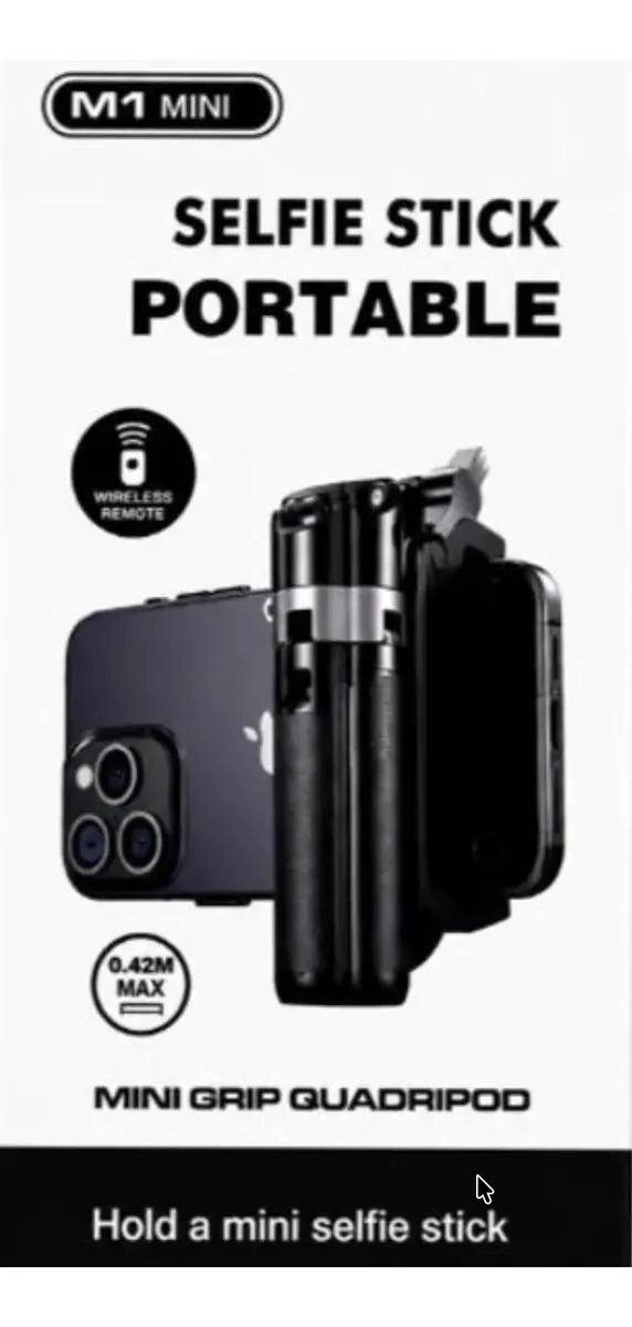 BASTON SELFIE TRIPODE MINI PORTATIL BLUETOOTH 42CM - 10