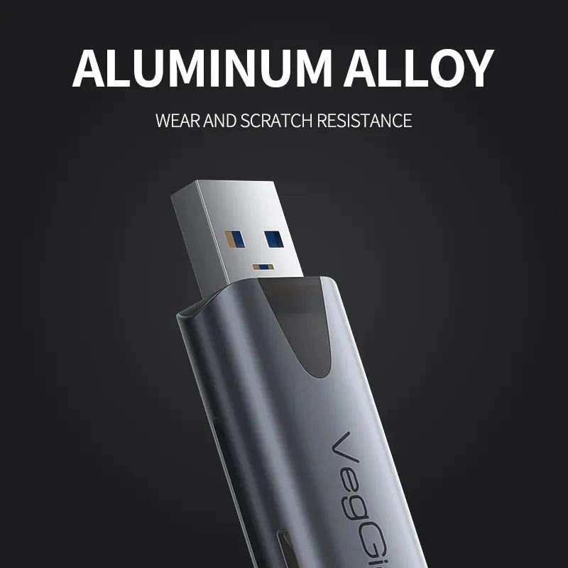 LECTOR DE TARJETAS SD Y MICRO SD USB-C Y USB 3.0 - 7