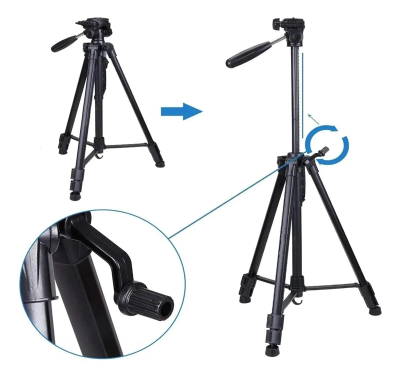 TRIPODE PORTATIL ESTABILIZADOR PARA CAMARA Y TELE FONO - 2